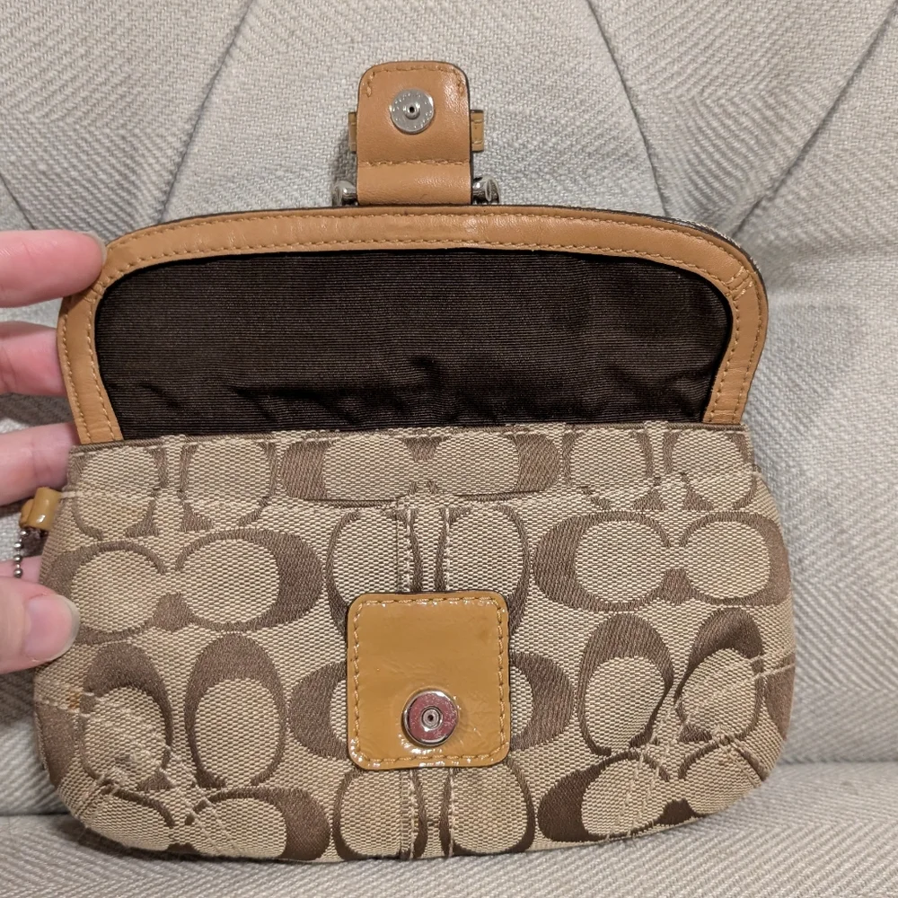 Coach Buckle Wristlet - Picture 3 of 6